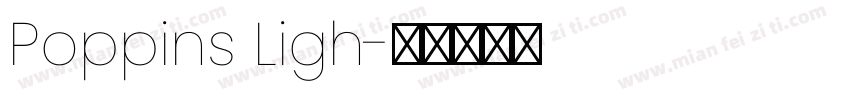 Poppins Ligh字体转换